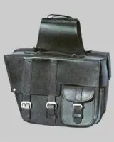 Leather Motorcycle Saddle Bag